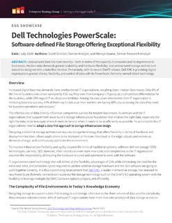 ESG: Dell Technologies PowerScale: Software-defined File Storage Offering Exceptional Flexibility