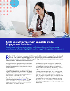 Scale Care Anywhere with Complete Digital Engagement Solutions