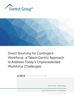 Direct Sourcing for Contingent Workforce: A talent-centric approach to address today’s unprecedented workforce challenges.