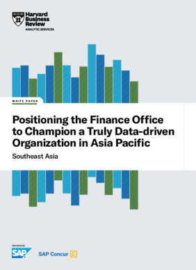 Positioning the Finance Office to Champion a Truly Data-driven Organization in Asia Pacific