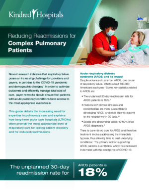 Reduce Readmissions for Complex Pulmonary Patients