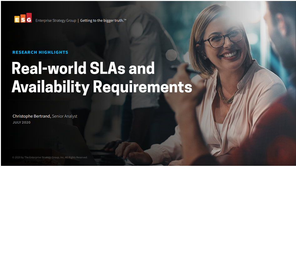 Real-world SLAs and Availability Requirements