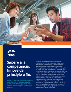 Supere a la competencia. Innove de principio a fin.