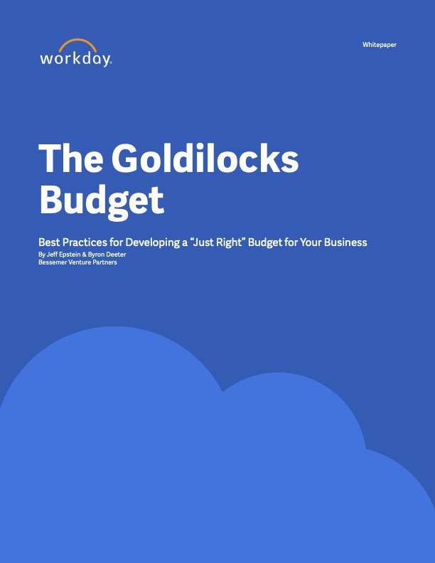 The Goldilocks budget: best practices for developing a ‘just right’ budget for your business