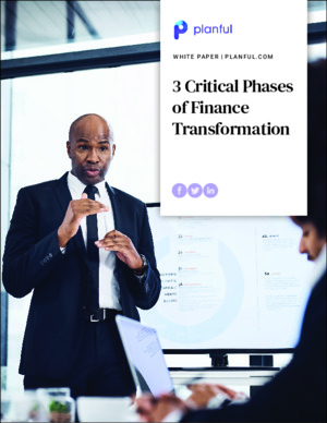 3 Critical Phases of Finance Transformation
