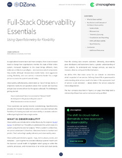 Full-Stack Observability Essentials