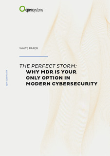 The Perfect Storm: Why MDR is Your Only Option in Modern Cybersecurity