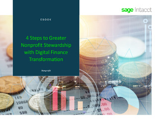 4 Steps to Greater Nonprofit Stewardship with Digital Finance Transformation