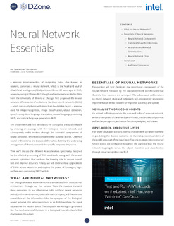 Neural Network Essentials