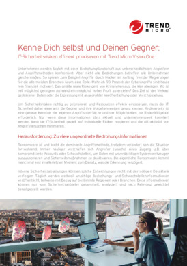 Kenne Dich selbst und Deinen Gegner