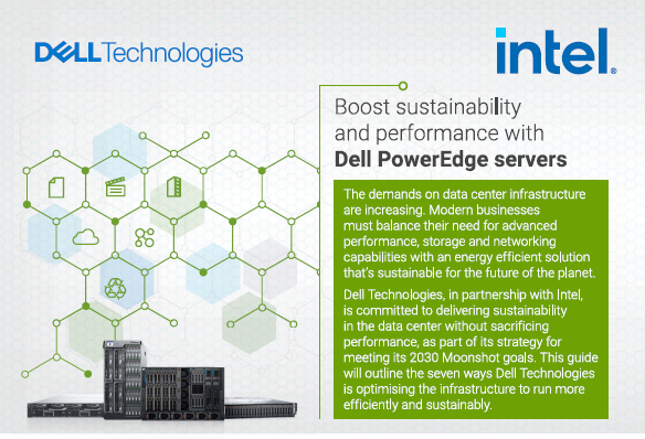 Boost sustainability and performance with Dell PowerEdge servers, powered by Intel®