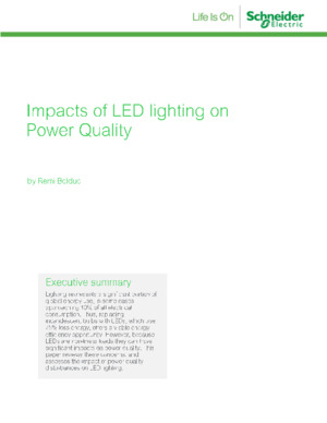 Impacts of LED Lighting on Power Quality