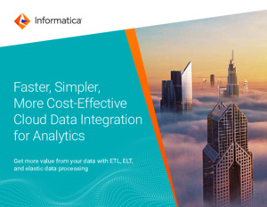 Faster, Simpler, More Cost-Effective Cloud Data Integration for Analytics