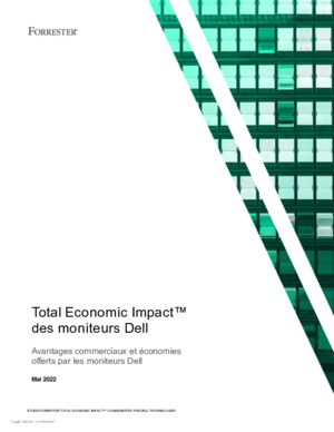 Total Economic Impact™ des moniteurs Dell