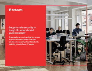 Supply Chain Security Is Tough: So What Should Good Look Like?