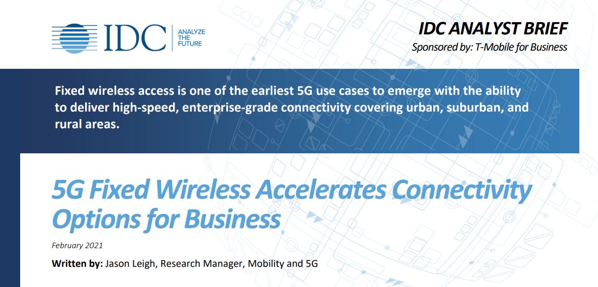 5G Fixed Wireless Accelerates Connectivity Options for Business
