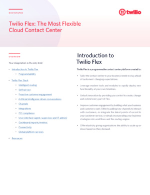 The Most Flexible Cloud Contact Center