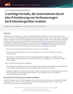 ESG 3 wichtige Vorteile, die Unternehmen durch eine Priorisierung von Endnutzer Geräten erzielen