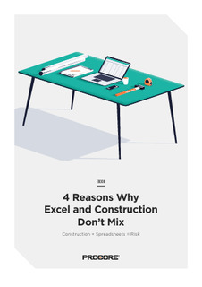 4 Reasons Why Excel and Construction Don’t Mix