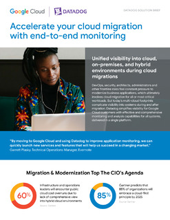 Accelerate Your Cloud Migration with End-to-End Monitoring
