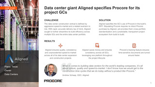 Case Study: Aligned Meets Hyperscale Build Demand Using Procore