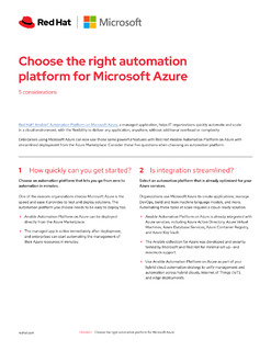 Choose the right automation platform for Microsoft Azure