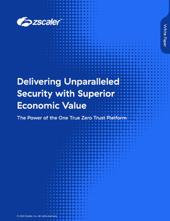 Delivering Unparalleled Security with Superior Economic Value