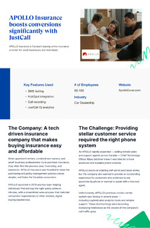 APOLLO Insurance’s Approach: Turning Leads into Sales