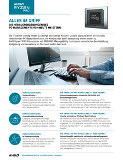 ALLES IM GRIFF DIE HERAUSFORDERUNGEN DES PC‐MANAGEMENTS VON HEUTE MEISTERN