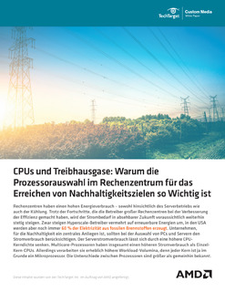 CPUs und Treibhausgase: Warum die Prozessorauswahl im Rechenzentrum für das Erreichen von Nachhaltigkeitszielen so Wichtig ist