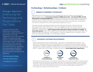 Stronger Alignment: Embracing the Technology and People Behind Part Sales