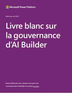 Gouvernance d’AI Builder