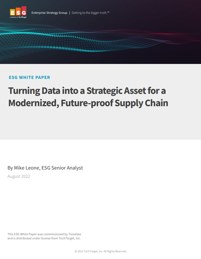 Turning Data into a Strategic Asset for a Modernized, Future-proof Supply Chain